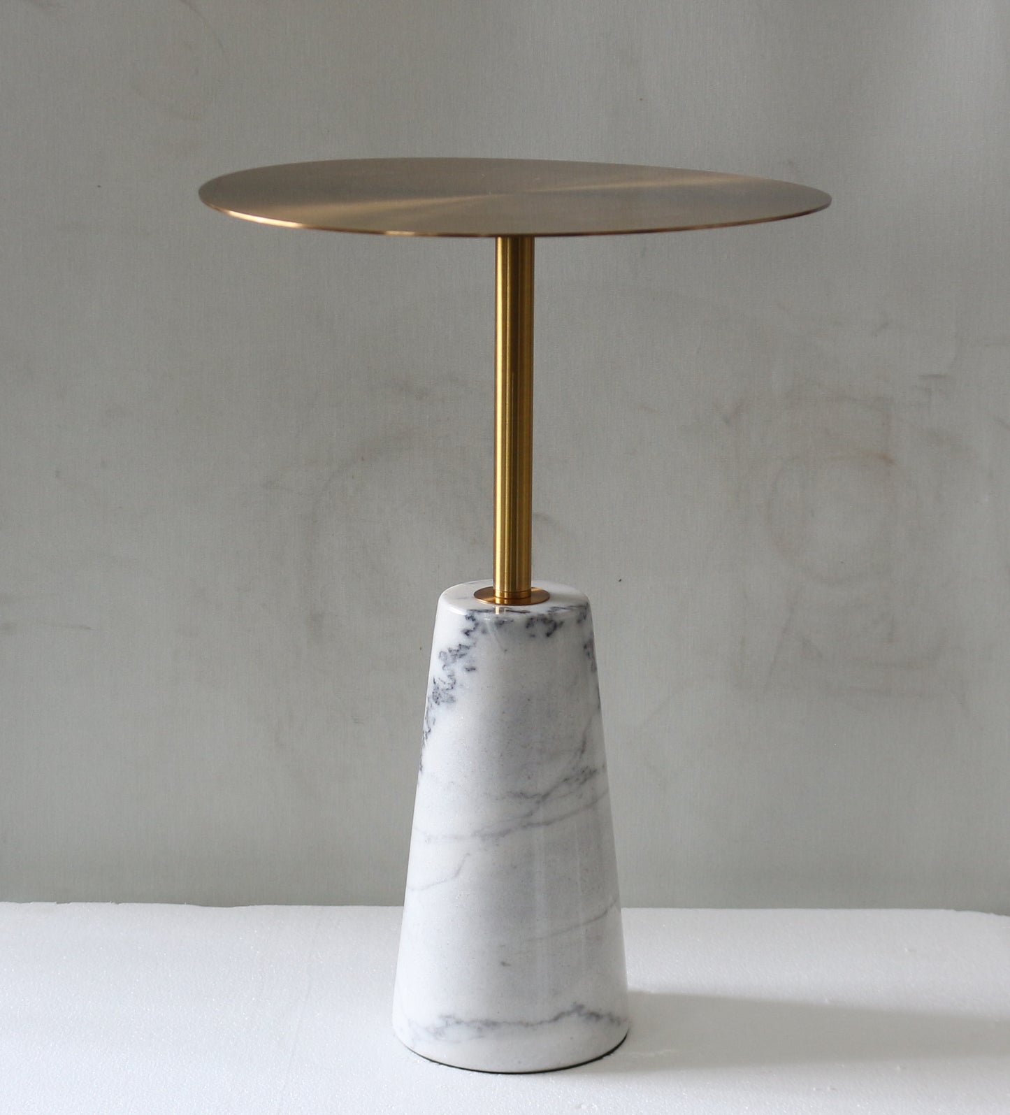 Natural Marble Base Side Table #597
