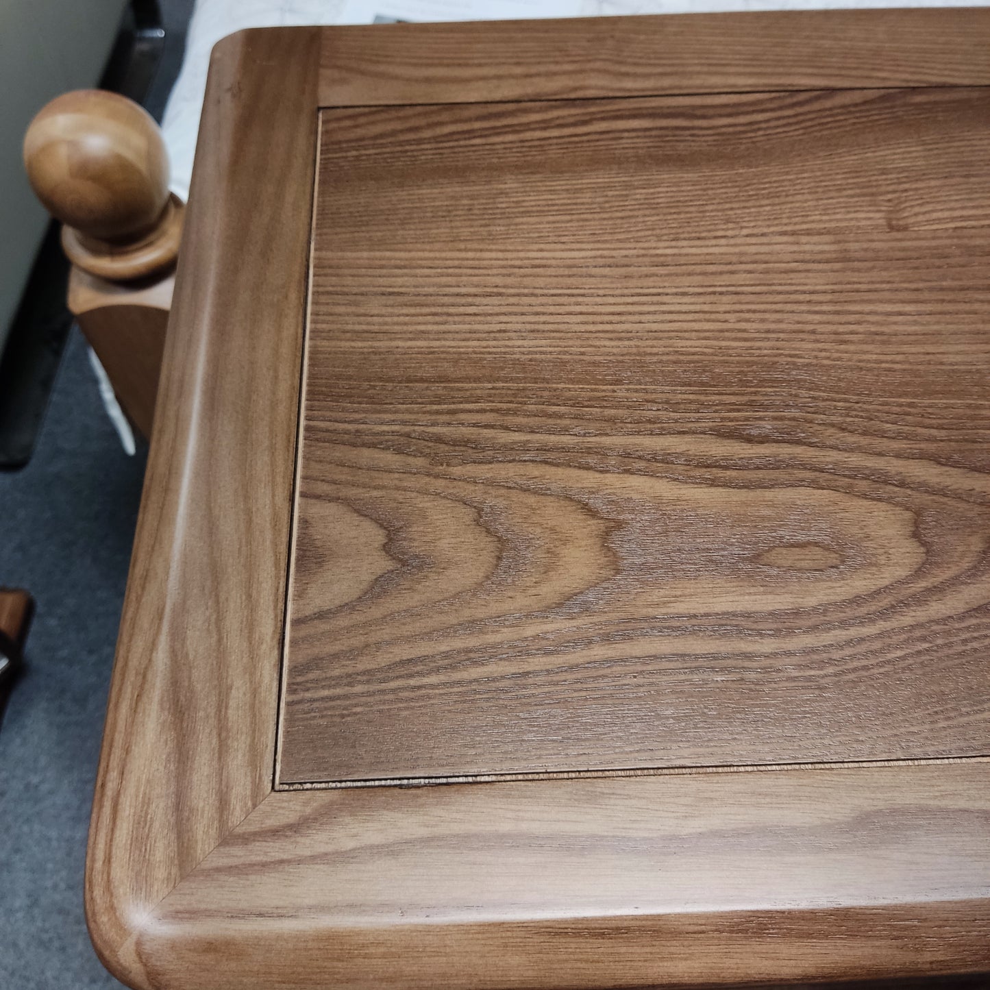 Audrey Dining Cabinet dark walnut color