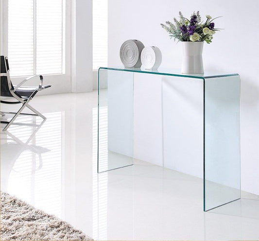 Glass Console Table 100cm, 2 color available now
