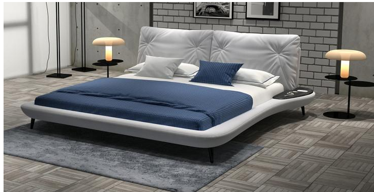 Great Design Italian Leather Bed Frame #2508, super king only