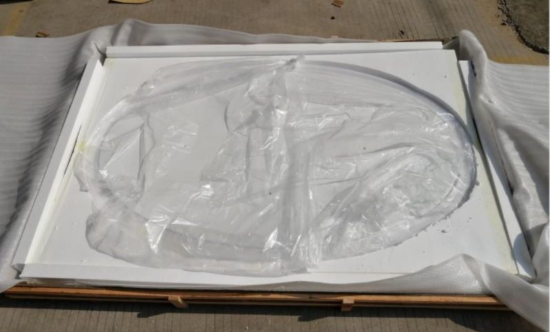 Natural Marble Top Tulip Dining Table - 100cm Diameter