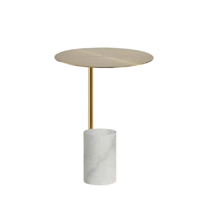 Natural Marble Base Side Table #603