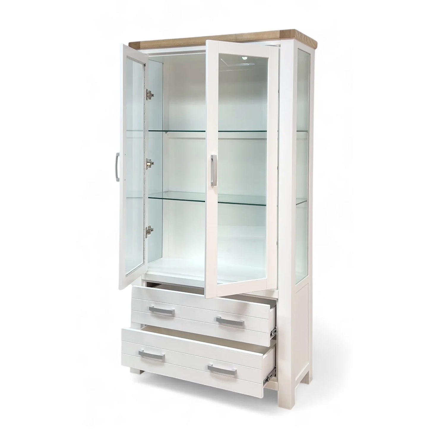 Solid wood Sicily 2-Door Display Unit