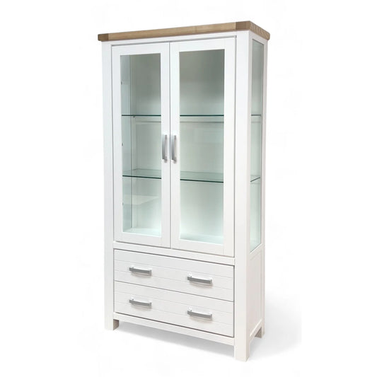 Solid wood Paris 2-Door Display Unit, by order