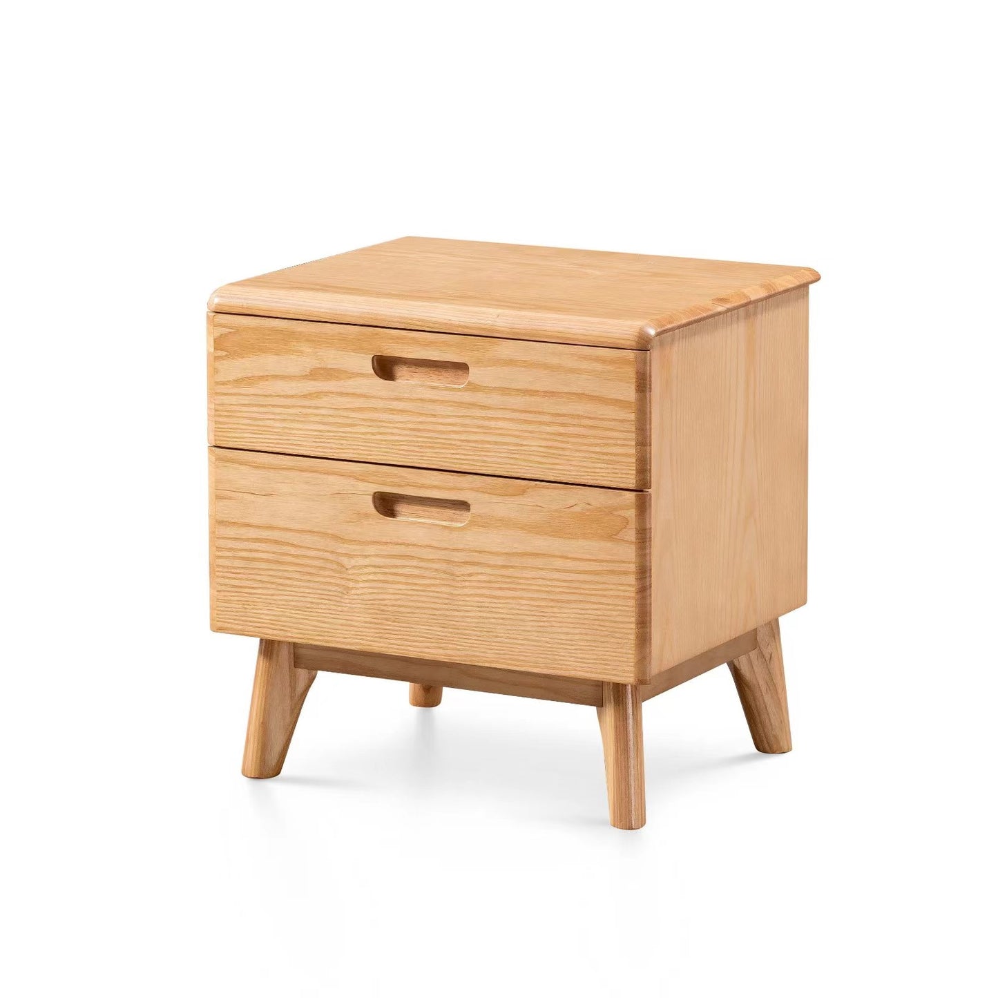 Solid ash wood bed side table #17115, 2 colors available now