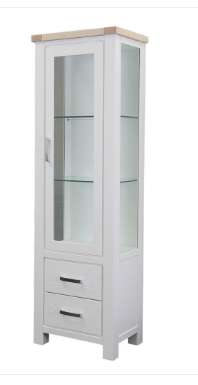 Sicily Narrow Display Unit Left/right open, solid wood