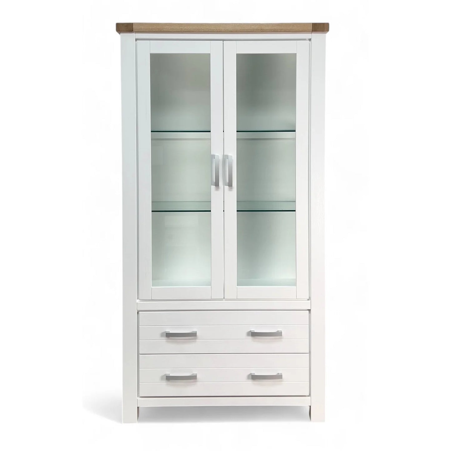 Solid wood Sicily 2-Door Display Unit