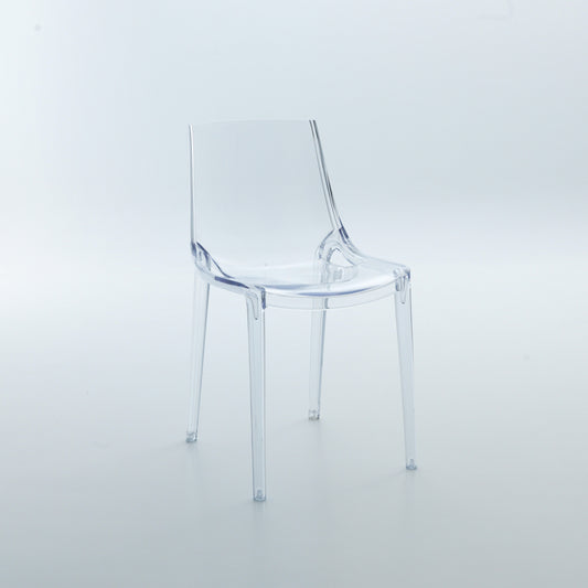 *MG* Ghost Penguin transparent armless dining chair