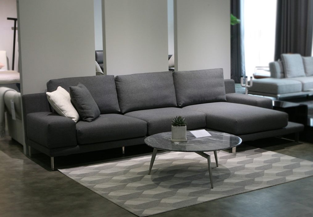 High Quality Feather Cushion #9310 Fabric Sofa. 2pcs available