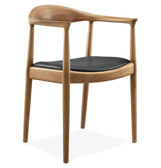 Replica Kennedy (Round) Chair with Top Grain Leather, 3 color available now