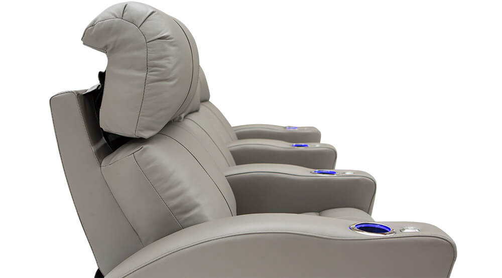 High Qulity Multifunctional electric Genuine Leather Home Theatre Seat
