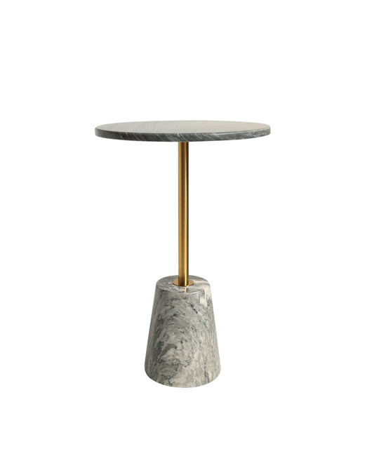 Grey color Natural  Marble Side Table 616, available now.