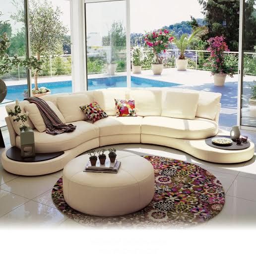 Italian Leather Lounge Suite F956, 4pcs *special* by order