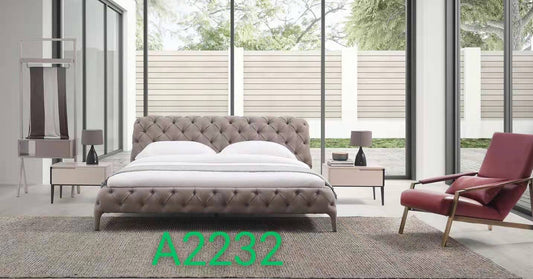 Italian Modern Design Button Fabric Bed Frame 2232 by order