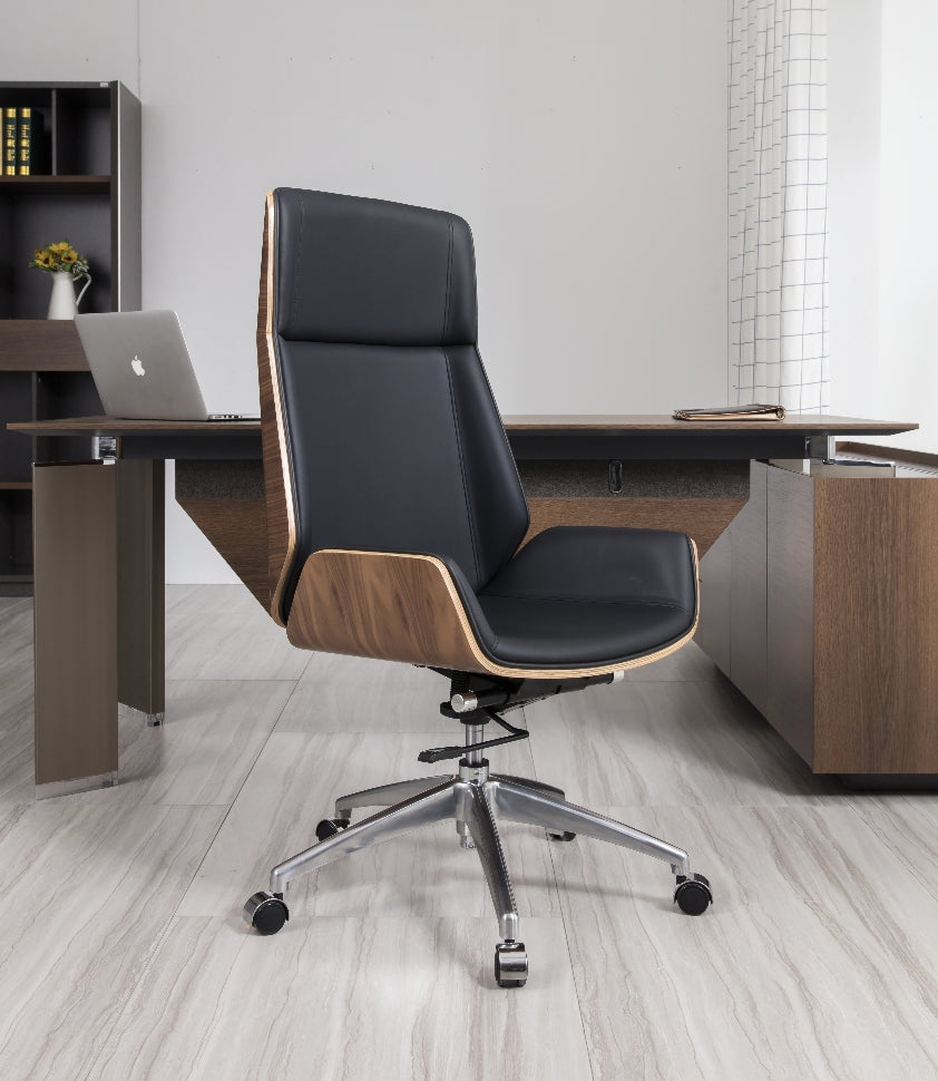 H-10 High back Modern design office chair Microfiber Leather