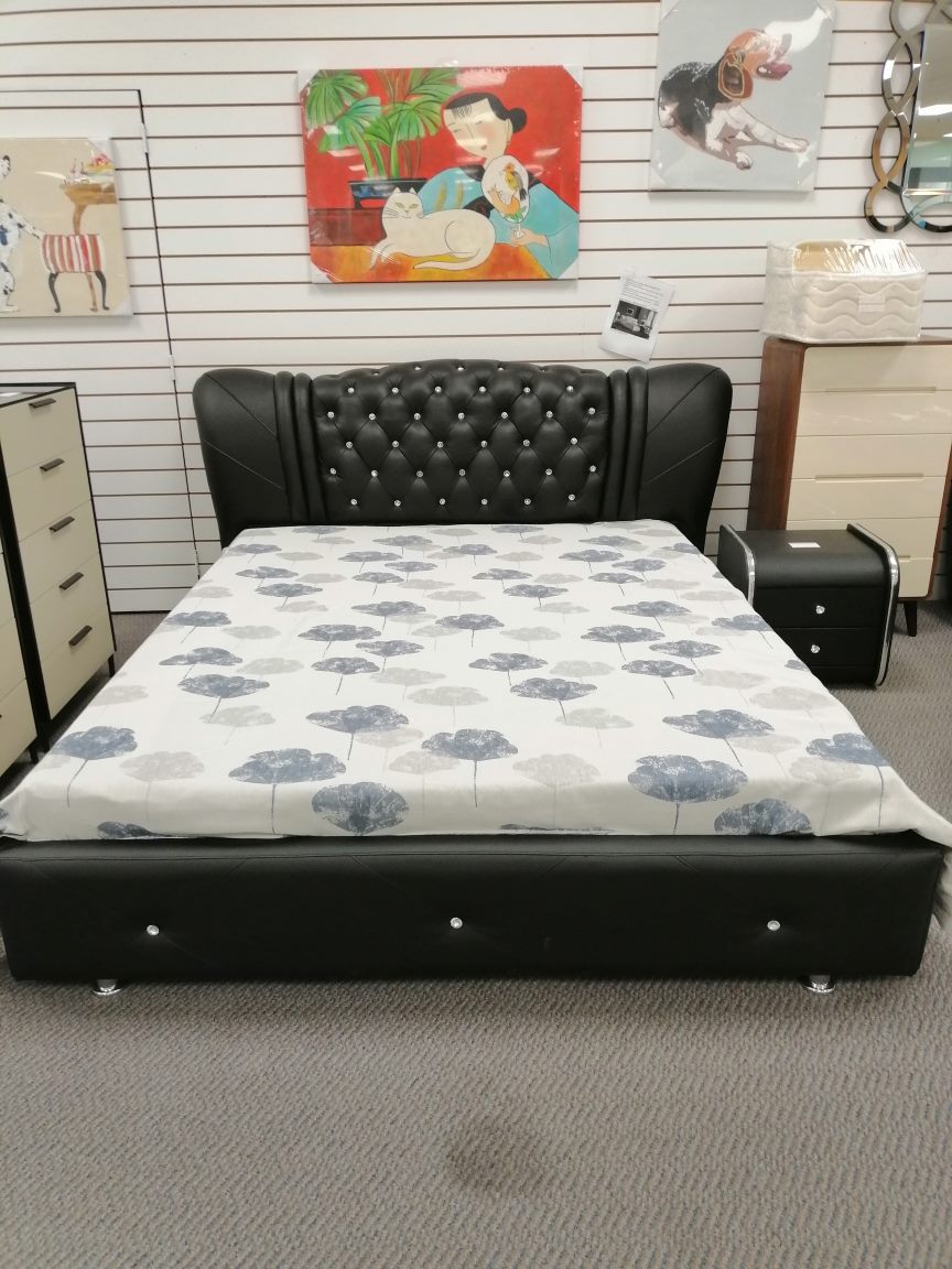 Prince Leather Bed Frame, 15% off special price now!