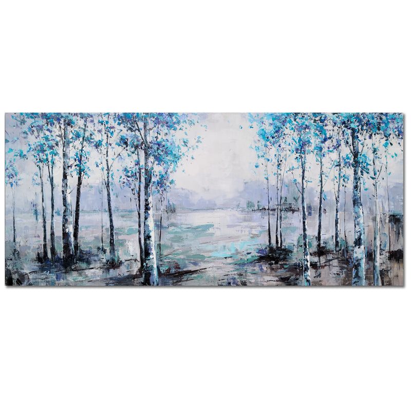100% Hand Oil Painting winter 60x120cm