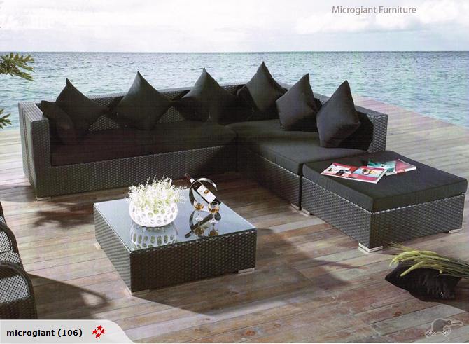 OASIS PE Rattan outdoor sofa set by order