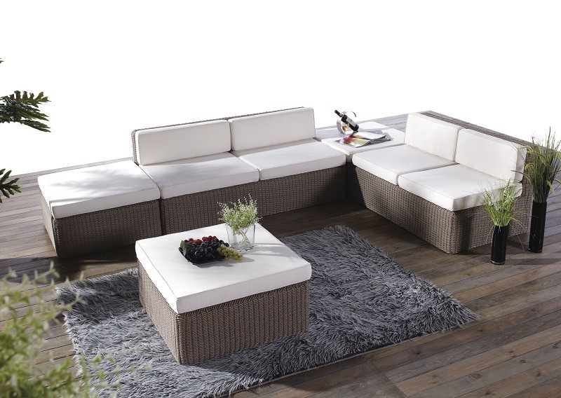 Milano D5.0 round rattan outdoor/indoor sofa by order