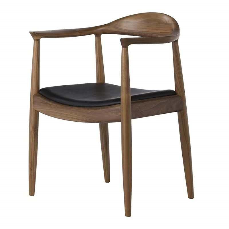 Replica Kennedy (Round) Chair with Top Grain Leather, 3 color available now