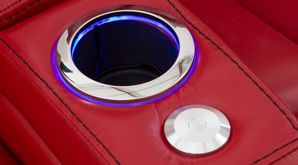 Multifunctional Electric Genuine Leather Home Theatre Seating 167 by