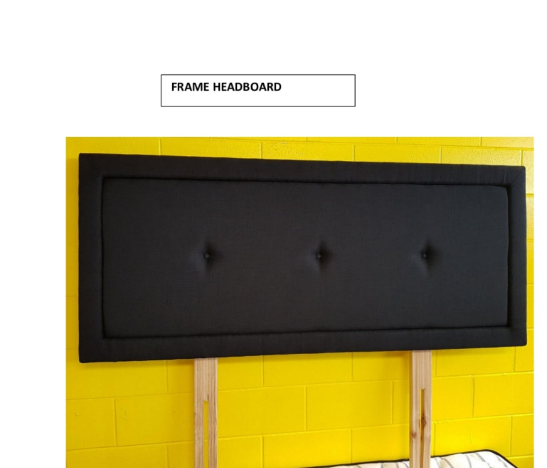 NZ Made Simple Frame Headboard , 7 size, 6 colors.