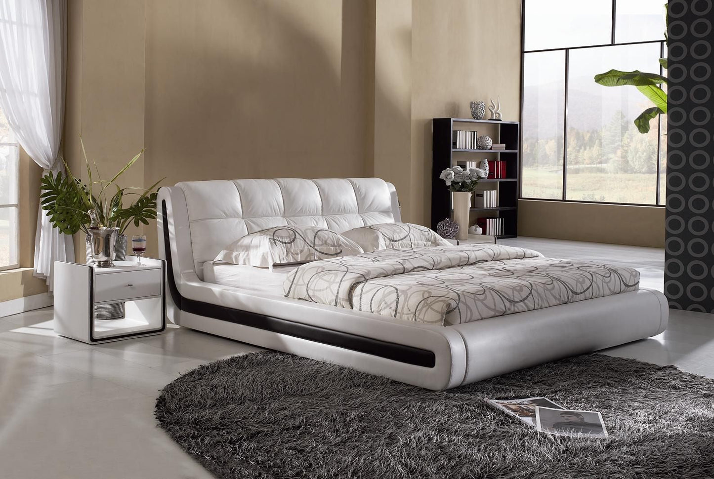 High Quality Italian Leather Bed Frame #031, CLEARANCE SALE