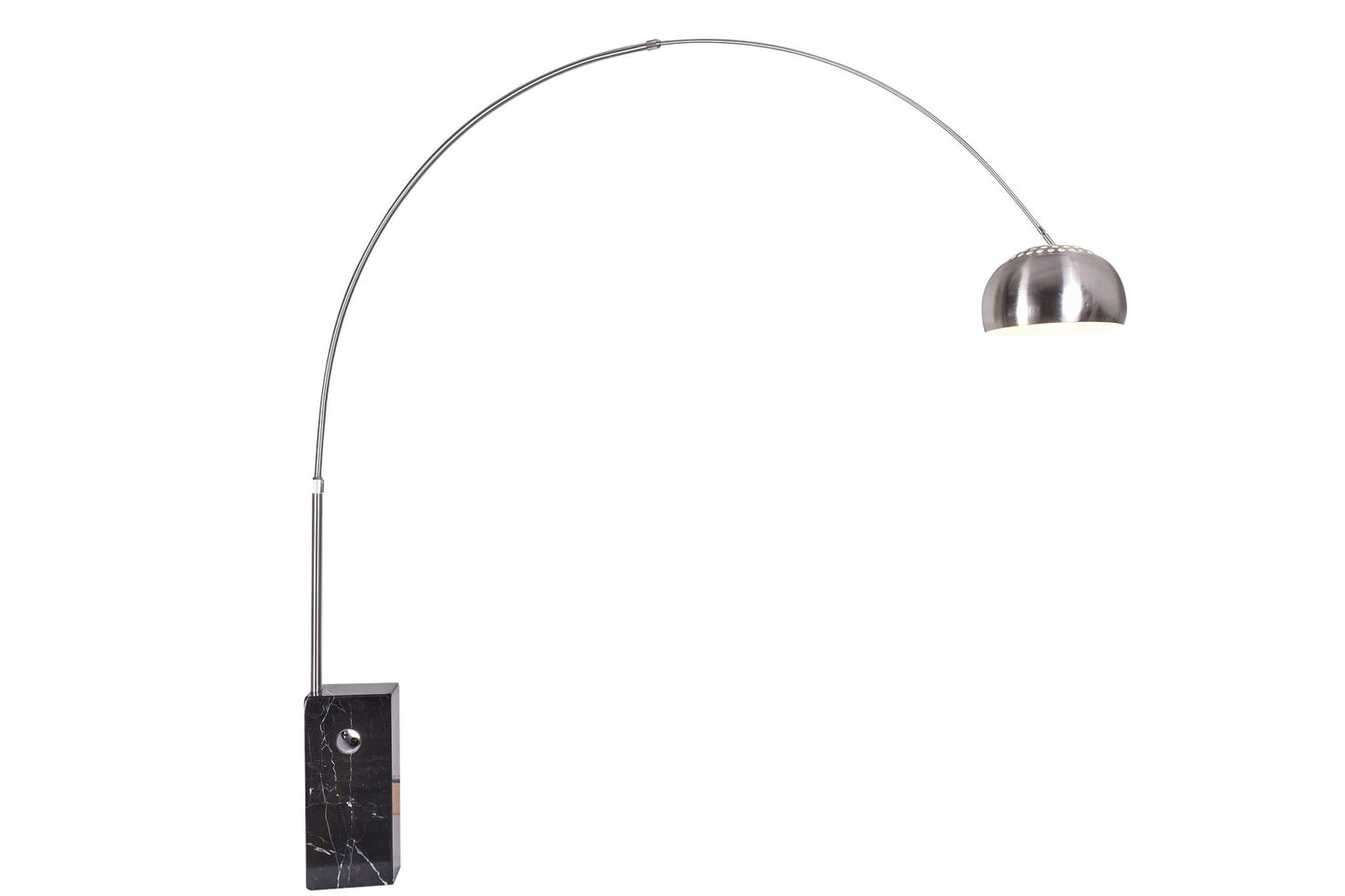 Arco floor lamp with Natural marble base, 2 color available now
