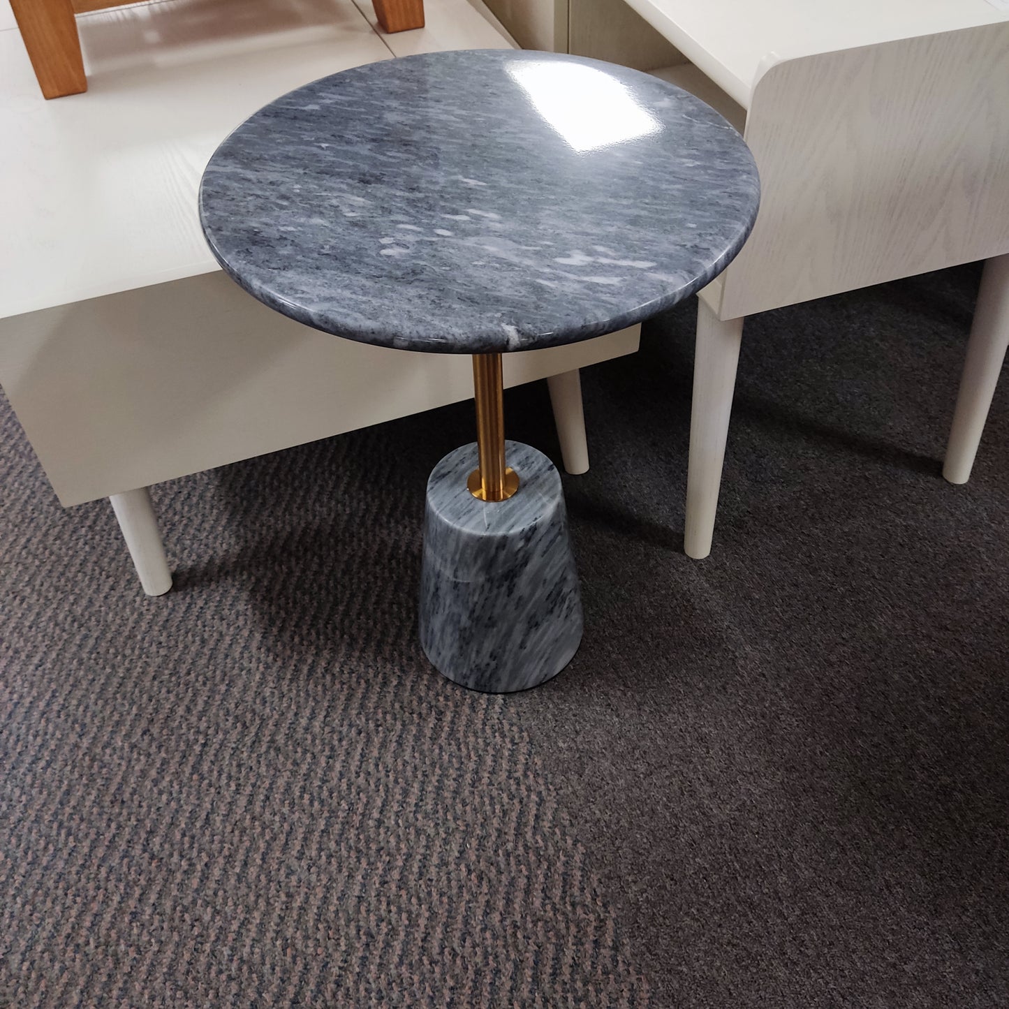 Grey Marble Side Table 616, available now
