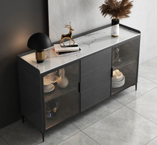 #T10 Sintered Stone Dining Buffet by order