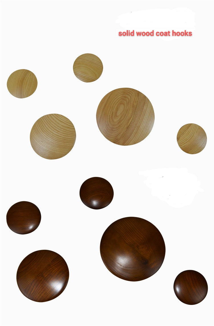 RP Dots Cost Hooks solid wood 5pcs, 6 color